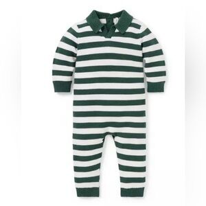 Janie And Jack Baby Stripped Rugby One-Piece